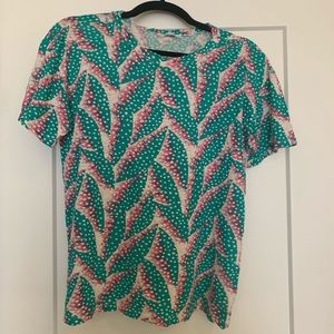 Bright print Zara tee
